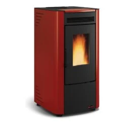 La Nordica Extraflame Pelletofen Ketty Evo (6,5 KW) -Lotus Fireplace Shop pelletofen lanordica ketty bordeaux 1280x1280