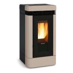 La Nordica Extraflame Pelletofen Lucia (12,1 KW) -Lotus Fireplace Shop pelletofen lanordica lucia tortora 1280x1280