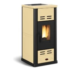 La Nordica Extraflame Pelletofen Serafina (7 KW) 9 La Nordica Extraflame Pelletofen Serafina (7 KW) -Lotus Fireplace Shop pelletofen lanordica serafina pergamentgrau 1280x1280