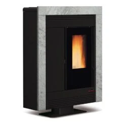 LaNordica Extraflame Pelletofen Souvenir Lux (10,2 KW) -Lotus Fireplace Shop pelletofen lanordica souvenir lux serpentino 1280x1280