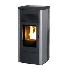 Pelletofen MCZ EGO Comfort Air 10 M2+ Maestro / Maestro UP! (10 Kw) -Lotus Fireplace Shop pelletofen mcz ego comfortair silbergrau 1280x1280