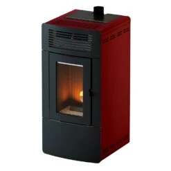 Pelletofen RED Malva Multiair 10 UP! S1 (10 KW) 11 Pelletofen RED Malva Multiair 10 UP! S1 (10 KW) -Lotus Fireplace Shop pelletofen red malva multiair bordeaux 1280x1280