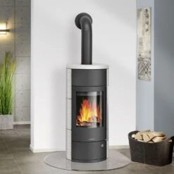 Kaminofen ORANIER Polar Neo Aqua, Wasserführend (10 KW) 5 Kaminofen ORANIER Polar Neo Aqua, Wasserführend (10 KW) -Lotus Fireplace Shop polar neo aqua seidenweiss schwarz 1000 1280x1280