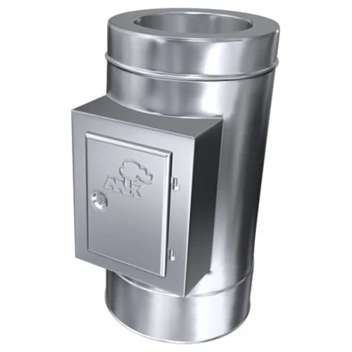 Schornstein-Bausatz, Edelstahl, Doppelwandig, 8,60 Meter Auf Standfuß 4 Schornstein-Bausatz, Edelstahl, Doppelwandig, 8,60 Meter Auf Standfuß – Bild 4