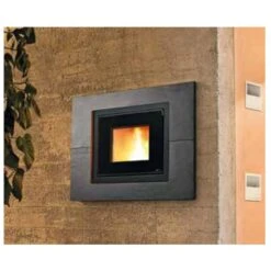 PRIME - Frontkamineinfassung Mamor Schiefer Für VIVO 90 Pellet