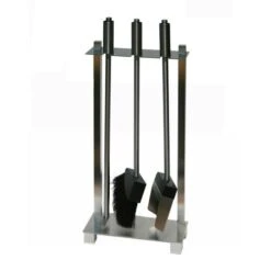 Red Anvil Lava ToolBar-3 Kaminbesteck (3-teilig), Edelstahlgestell, Griffe Edelstahl