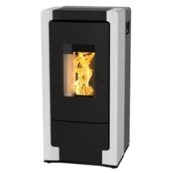 Pelletofen Rika COMO II RAO (8 KW) -Lotus Fireplace Shop rika comolI stein weiss 1000 1280x1280