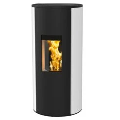 Pelletofen Rika COSMO (6 KW) -Lotus Fireplace Shop rika cosmo weiss 1000 1280x1280