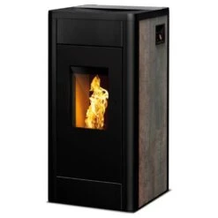 Pelletofen Rika FILO RAO (8 KW) -Lotus Fireplace Shop rika filo rost metallic 1000 1280x1280 1