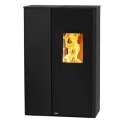Pelletofen Rika SONO RAO (7 KW) -Lotus Fireplace Shop rika sono schwarz 1000 1280x1280 1