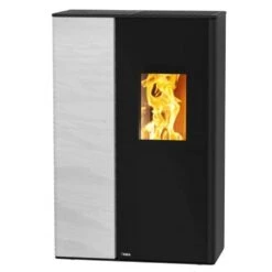 Pelletofen Rika SONO (7 KW) -Lotus Fireplace Shop rika sono stein weiss 1000 1280x1280