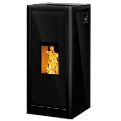 Pelletofen Rika SUMO RAO (9 KW) -Lotus Fireplace Shop rika sumo glas schwarz 1000 1280x1280 1