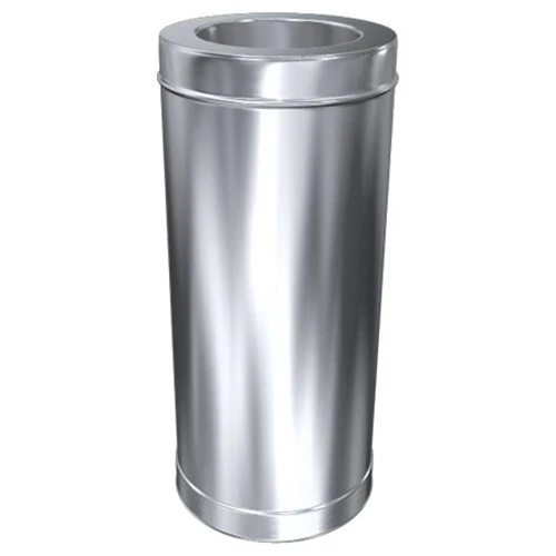 Schornstein-Bausatz, Edelstahl, Doppelwandig, 8,60 Meter Auf Standfuß 6 Schornstein-Bausatz, Edelstahl, Doppelwandig, 8,60 Meter Auf Standfuß – Bild 6