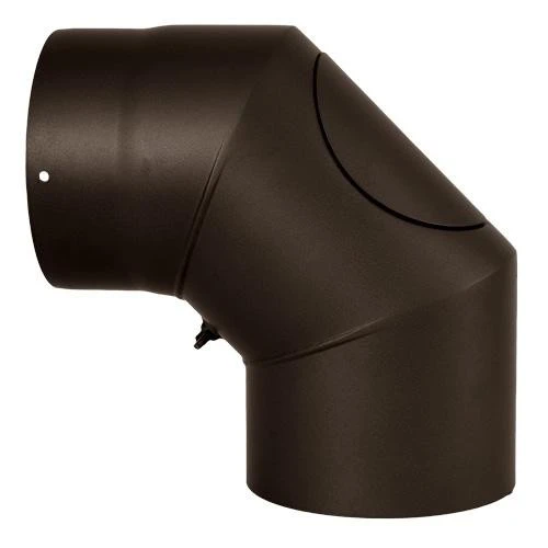 Ofenrohr, Rauchrohr, Bogen, Mit Tür, Verschliffen, 90°, Senotherm, ø 150 Mm 4 Ofenrohr, Rauchrohr, Bogen, Mit Tür, Verschliffen, 90°, Senotherm, ø 150 Mm – Bild 4
