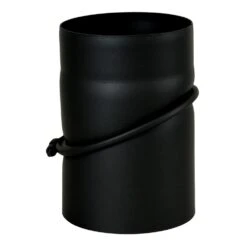 Ofenrohr, Rauchrohr, Bogen, Drehbar, 0° - 45°, ø 130 Mm