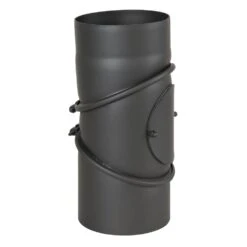Ofenrohr, Rauchrohr, Bogen, Drehbar, Mit Tür, Senotherm 0° - 90°, ø 120 Mm -Lotus Fireplace Shop seno bogen drehbar roe 3teilig gg 1280x1280 2