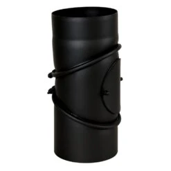 Ofenrohr, Rauchrohr, Bogen, Drehbar, Mit Tür, Senotherm 0° - 90°, ø 120 Mm