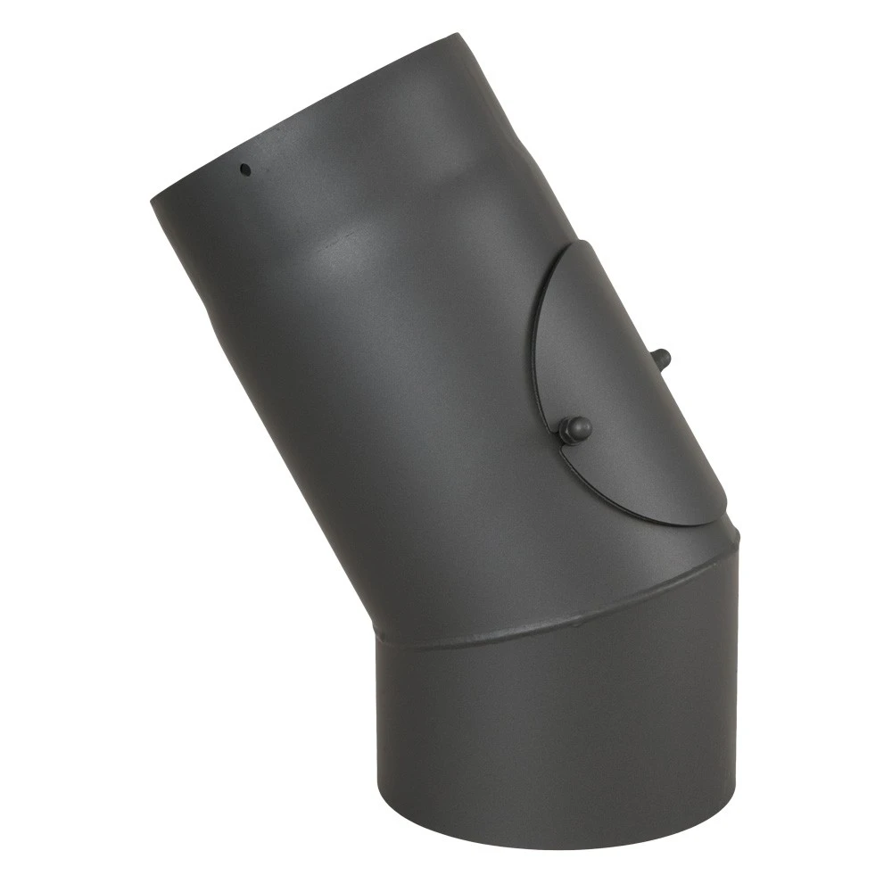 Ofenrohr, Rauchrohr, Bogen, Senotherm, 30°, Mit Tür, ø 150 Mm 3 Ofenrohr, Rauchrohr, Bogen, Senotherm, 30°, Mit Tür, ø 150 Mm – Bild 3