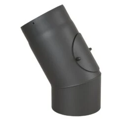 Ofenrohr, Rauchrohr, Bogen, Senotherm, 30°, Mit Tür, ø 130 Mm -Lotus Fireplace Shop seno bogenroe 30 gg 1280x1280