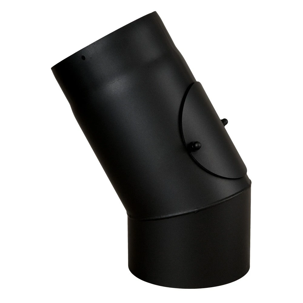 Ofenrohr, Rauchrohr, Bogen, Senotherm, 30°, Mit Tür, ø 150 Mm 1 Ofenrohr, Rauchrohr, Bogen, Senotherm, 30°, Mit Tür, ø 150 Mm