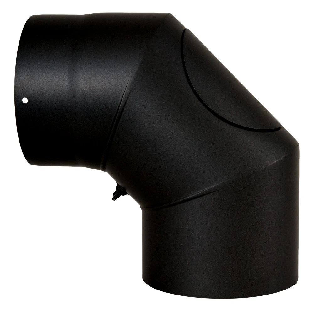 Ofenrohr, Rauchrohr, Bogen, Mit Tür, Verschliffen, Senotherm, 90°, ø 120 Mm 1 Ofenrohr, Rauchrohr, Bogen, Mit Tür, Verschliffen, Senotherm, 90°, ø 120 Mm