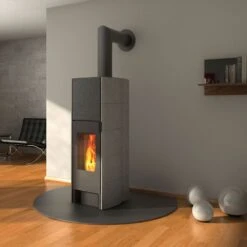 Kaminofen Tonwerk T-Line 2,4 KW -Lotus Fireplace Shop tonwerk tline amb grau 1000 1280x1280