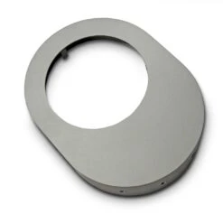 Adapter-Rosette Für Wodtke Differenzdruckwächter DS 01, Dn 130 Mm, Gussgrau Hell