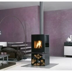 Kaminofen Wodtke Hot Box 2000, Raumluftunabhängig (7 KW) -Lotus Fireplace Shop wodtke hotbox schwarz x konsole 1000 1280x1280